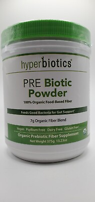 #ad Hyperbiotics Prebiotic Powder Organic Proprietary Blend 13.23oz EXP 12 24 $23.95