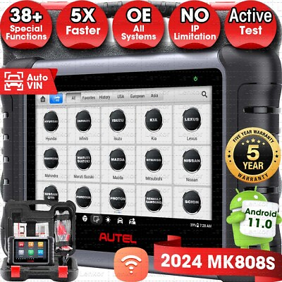 #ad 2024 Autel MaxiCOM MK808S Bidirectional Car Diagnostic Scanner Tool Key Coding $467.00