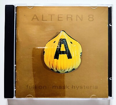#ad Altern 8 Full On Mask Hysteria CD Album Bonus Tracks Rave House Hardcore Dance GBP 29.99