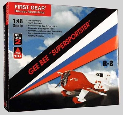 #ad VINTAGE FIRST GEAR GEE BEE quot;SUPERSPORTSTERquot; R2 DIECAST MODEL KIT 1:48 SCALE $45.00
