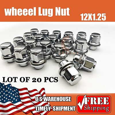 #ad 20PC Chrome Fits 2015 NISSAN SENTRA 12x1.25 Mag Type Replacement Lug Nut $23.84