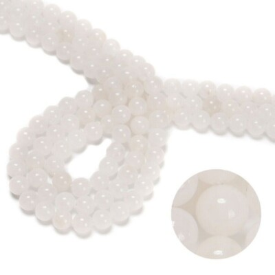 #ad #ad 100Strand 15quot; Wholesale Natural White Crystal Stone Round Spacer Loose Beads 8MM $379.99