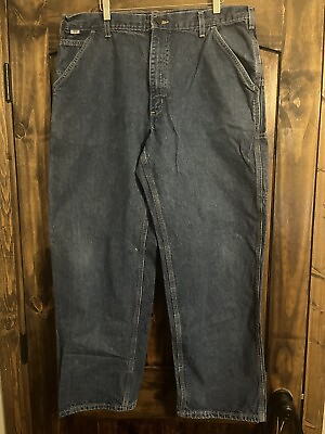 #ad Carhartt FRB13 DNM FR Flame Resistant Jeans Carpenter Original Fit Sz 38 x 32 $20.00