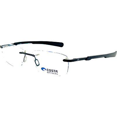#ad Costa SMT100 Seamount 100 Men#x27;s Rimless Eyeglass Frame 101 Satin Black 53 16 $274.95