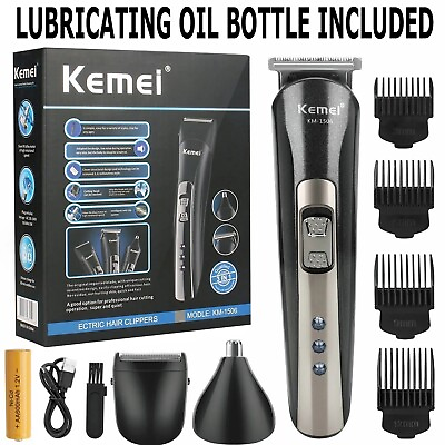 #ad Kemei Professional Hair Clippers Cordless Trimmer Beard Cutting Machine Barber $10.69