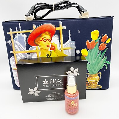 #ad Prai Skin Care Lot Skin Repair Caviar Wrinkle Eraser Pen Relief Gel Bonus Bag $69.95