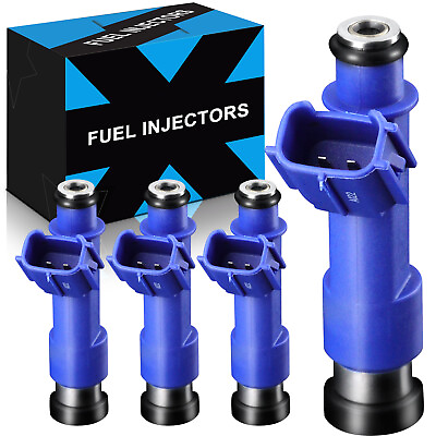 #ad 4pcs Fuel Injectors for Toyota Corolla Yaris Pontiac Vibe 1.5L 1.8L 23250 0D050 $34.77