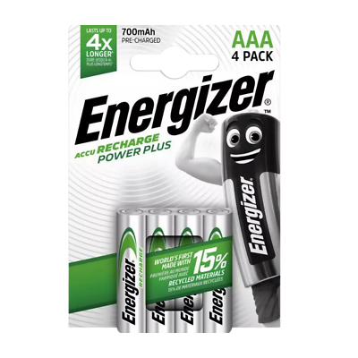 #ad Energizer Power Plus AAA 700mAh batteries Rechargeable Ni Mh 1.2V Accu HR03 $23.95