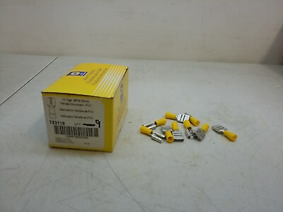#ad 723118 Napa 12 10ga 3 8quot; Yellow Female Disconnect Pvc Quantity Of 9 Disconnects $7.19