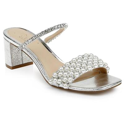 #ad Jewel Badgley Mischka Womens Orsen Embellished Heels Shoes BHFO 3397 $31.99