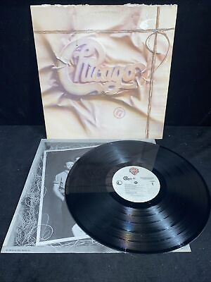 #ad Chicago 17 Vinyl LP Album LYRIC SLEEVE 1984 Warner Bros. Records. 1 25060 G Vg $7.79