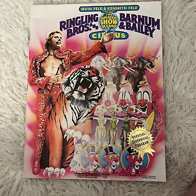 #ad Vintage 1983 113th Ed. Ringling Bros Barnum amp; Bailey Circus Souvenir Program A3 $10.00