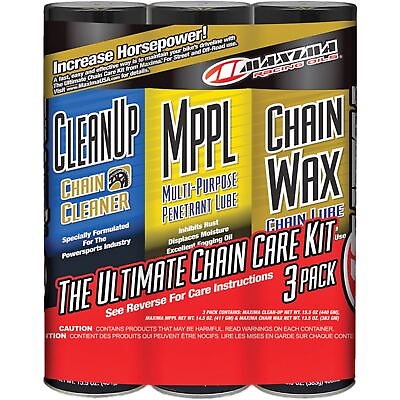 #ad Maxima Ultimate Chain Wax Care Kit 3 Pack 70 749203 $35.77