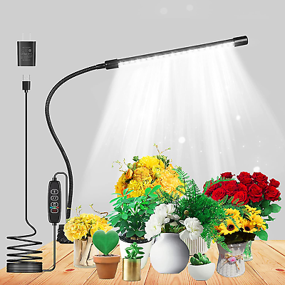 #ad Grow Lights For Indoor Plants Growing 6500k White Led Grow Light Lamp 9 Dimmable $14.56