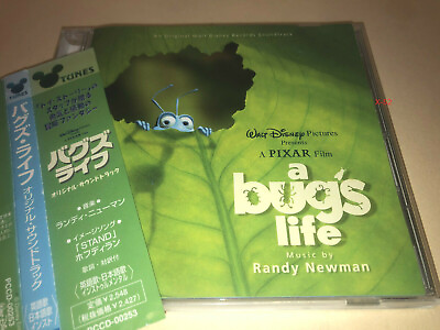 #ad A Bugs Life japan CD soundtrack Randy Newman score ost PCCD 00253 Disney Pixar $39.99