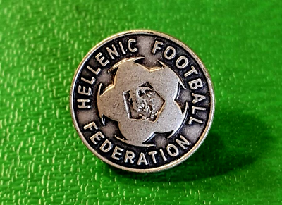 #ad Greek Football Federation OFFICIAL ORIGINAL pin badge $65.00