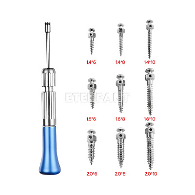 #ad ETERFANT Dental Ortho Micro Screws Titanium Implants Self Drilling Screwdriver $48.59