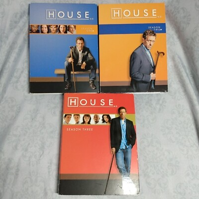 #ad House Season 1 3 DVD Lot Medical TV Show $8.99