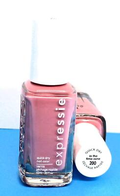 #ad Essie Expressie Quick Dry Nail Color #200 In the Time Zone Pink Free Samp;H $7.75
