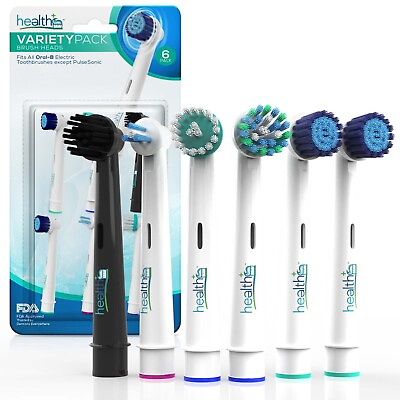 Compatible with Oral B Electric Toothbrush Variety Replacement Head 6 Pack $19.99