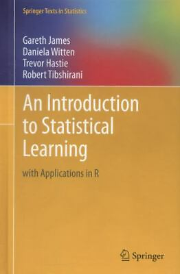 #ad An Introduction to Statistical Learning: with Applications in R Springer Texts $46.80