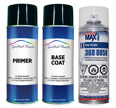 #ad For Mitsubishi T25 Thistle Blue Aerosol Paint Primer amp; Clear Compatible $65.99