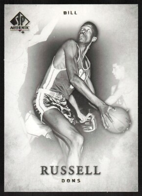 #ad 2013 14 SP Authentic Bill Russell #11 San Francisco Dons $1.75