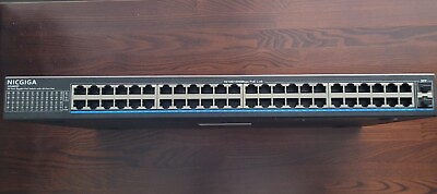 #ad 50 Port Gigabit PoE Switch Unmanaged with 48 Port IEEE802.3af at PoE@400W $80.00