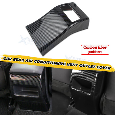 #ad Carbon Fiber Style Rear Air Vent Outlet Cover Frame For Toyota Corolla 2020 UP $38.97