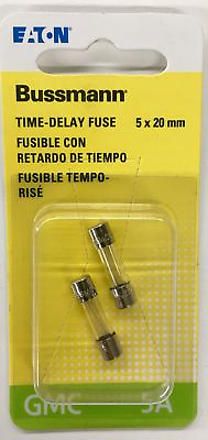 #ad Bussman BP GMC 5 5 amp 5 x 20mm Med Time Delay Fuse $10.00