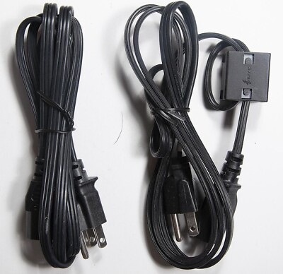 Two 2 New Computer PC Monitor Power Cables $2.99