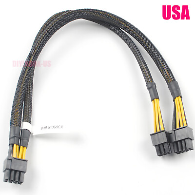 #ad #ad 8pin to 14pin 68 Graphics GPU Power Cable PCI Express for IBM X3650 M4 M5 $14.99