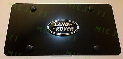 #ad Land Rover Front Auto Heavy Duty Vanity Stainless Metal License Plate Frame $29.99