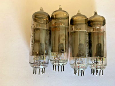 #ad 4x 6p14p 6BQ5 EL84 6П14П Soviet output pentode tubes matched quad Used $6.90