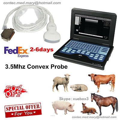 #ad VET Veterinary portable Ultrasound Scanner Machine For Sheep Goat PigConvex $1249.00