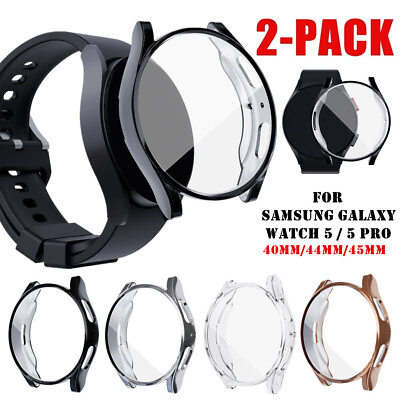 #ad Screen Protector Case TPU Full Cover For Samsung Galaxy Watch 6 5 40mm 44mm 45mm $8.99