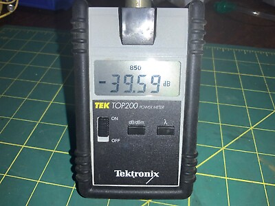 #ad Tektronix Tek Top200 Power Meter Fiber Optics Electronics $275.00