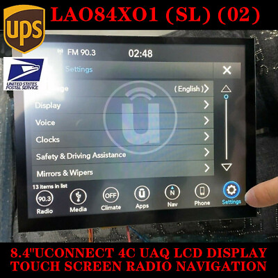 #ad 17 20 Replacement 8.4quot; Uconnect LCD Touch Screen 4C UAQ Radio Navigation Display $169.99