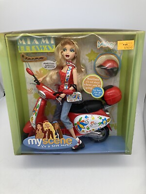 #ad My Scene Miami Getaway Delancey and Vespa Gift Set 2004 Mattel Barbie G6330 $74.99