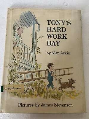 #ad RARE ⭐️Tony#x27;s Hard Work Day ⭐️by Alan Arkin FIRST EDITION Stated $145.00
