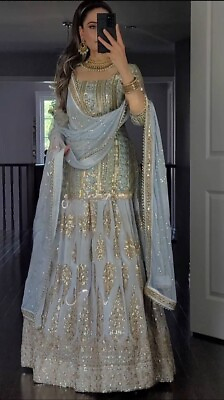 #ad Indian Wedding Party New Designer Lehenga Choli Lehenga Pakistani Wear Bollywood $51.03