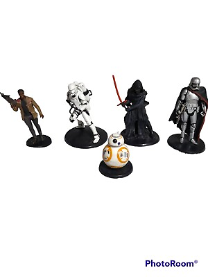 #ad Star Wars Figurines lot. Finn Jakku Kylo Ren Stormtroopers 2 BB 8. $10.00