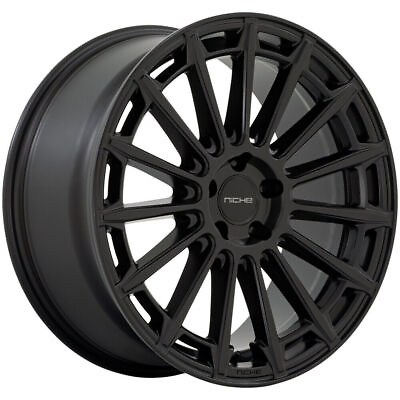 #ad 4 New 20quot; Niche M274 Amalfi Wheels 20x9 5x108 38 Matte Black Rims 63.36 $1568.00