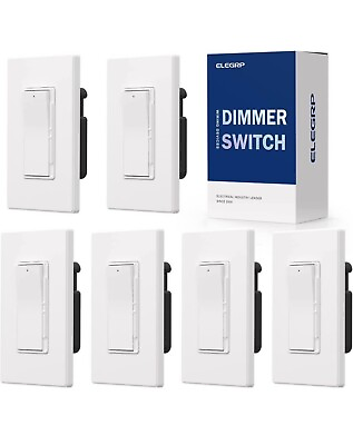#ad ELEGRP Digital Dimmer Light Switch for 300W Dimmable LED CFL Lights and 600W ... $75.00