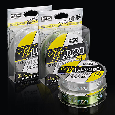 #ad Fishing Line Nylon String Cord Clear Monofilament Fishing line Wire 109 Yards $4.95