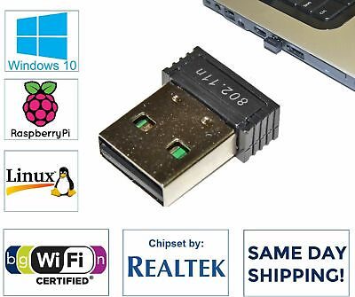 #ad Realtek 300Mbps Mini Nano USB Wireless 802.11N WiFi Network Adapter FREE DRIVER $7.99