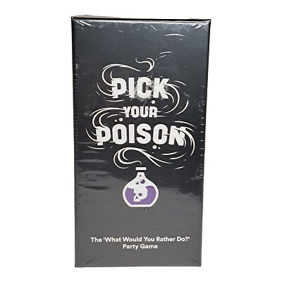 #ad Pick Your Poison Card Game: The “What Would You Rather Do?” Unique Party Game $9.97