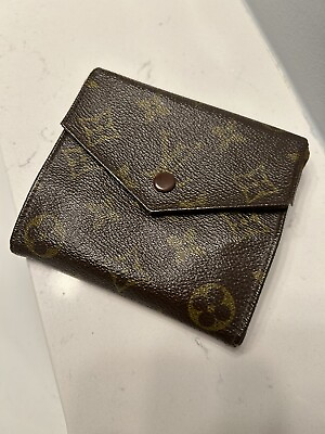 #ad Vintage Louis Vuitton Monogram Elise Compact Wallet $55.00