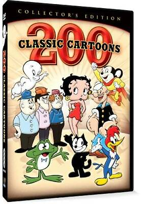 #ad 200 Classic Cartoons Collector#x27;s Edition DVD VERY GOOD $4.97