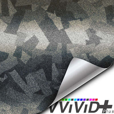 #ad VVivid 2022 VVivid Ghost Metal Dark Gray Forged Carbon Vinyl Car Wrap V483 $1.99